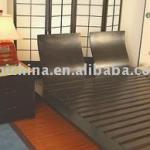 Japanese Wooden Zen Platform Tatami Mat Bed