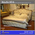 Diamond Royal Luxury Bedroom Furniture, Leather furniture, queen size bed XC-DR509-XC-DR509