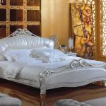 luxury classic leather soft bed