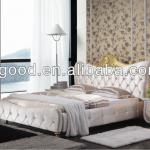 Antique bed,leather bed,prince bed OBA06