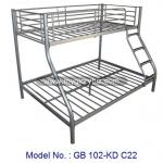 Metal Bunk Bed, Modern Double Decker-Place of Origin:  China