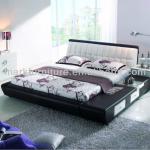 Best selling leather bed with drawers P9908