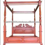 High Quality Solid Mahogany Wood Four Poster Bed