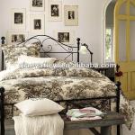 Wrought iron bed-QY-005