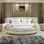C173 beige color modern round bed-C173