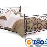classical wrought Iron bed-queen-011