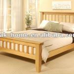 Liverpool Oak Solid Wood 5ft Bed-LIY007