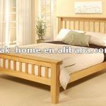 Liverpool Oak Solid Wood 5ft Bed