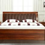 MDF + melamine veneer modern design double bed