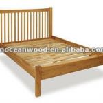 solid oak bed