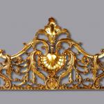 bed room furniture, antique gold home decorative bed rest, antique European furniture-F015