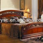 High quality elegant solid wood bed