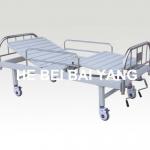A-131 Movable Double-function Hospital Bed with Stainless Steel Bed Head