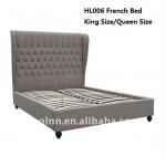 French upholstered bed-HL006K bed