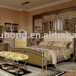 E16 2014 European Luxury classic bedroom wood furniture-E16 bed