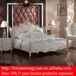 L671# white leather bedroom furniture luxury bedroom furniture-L671#