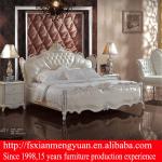 L671# white leather bedroom furniture luxury bedroom furniture