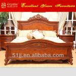 American antique wooden designs luxury furniture king size bed 052232-king size bed 052232