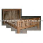 Solid Wooden Bed-JFHF