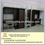 china two people metal bunk beds furnitures-QHX-TC002