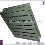 Folding metal bed frame