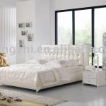 classic design furniture bed 1031 with button-1031