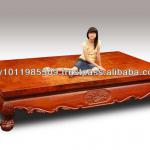 Rosewood 1 piece wood Bed-