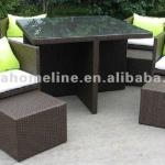 rattan antique furniture(table and chair) 70078-70078