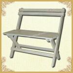 French Country White Wooden Chair Home Furniture