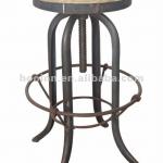 French Antique Industrial Vintage Bar Stool