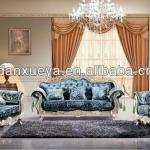 comfortable full handmade solid wood fabric antique sofa french alibaba danxueya-3048C#