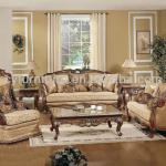 classic American style wooden sofa set #801 hot sale!