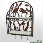2013 New Antique Birds Series - Decorative Iron Floding Wall Shelf