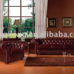 genuite leather sofa set S12#