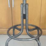 Antique metal bar stool