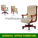 Classic European Style wood office chair with caster HL-610