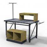 Clothes metal nesting table