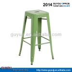 Cheaper Tolix Metal Bar Stool with New design (Green)-GY168-24B