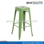 Cheaper Tolix Metal Bar Stool with New design (Green)