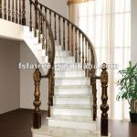 High quality luxury solid wood staircases-FT-T08