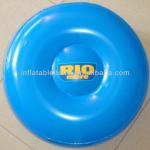 blue inflatable PVC blue seat-