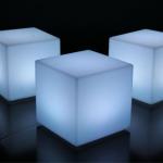 40cm waterproof led cube with remote-