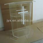 High Polished Acrylic Church Podium/Plexiglass Church Pulpit-YJ-033