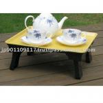 Japanese folding mini table (at home zen) yellow-11-1500YW