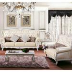 High quatity living room traditional leather sofa with factory price