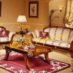 classical sofa and coffee table