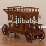 Tea trolly big withwheels