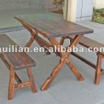 HL291 Wooden Table&Bench-HL291