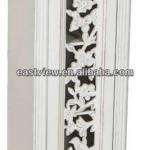 cd rack white mdf carved door antique furniture dvd storage wood