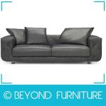 Black Color Leather New Sofa Style